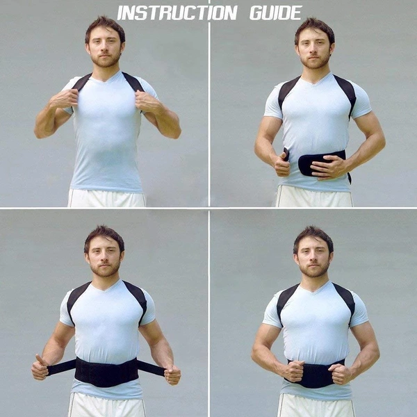 0388 Real Doctor Posture Corrector (Shoulder Back Support Belt)