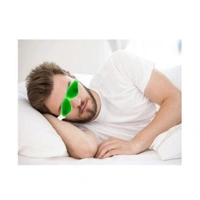 0403 Cold Eye Mask with Stick-on Straps (Green)