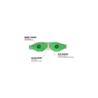 0403 Cold Eye Mask with Stick-on Straps (Green)