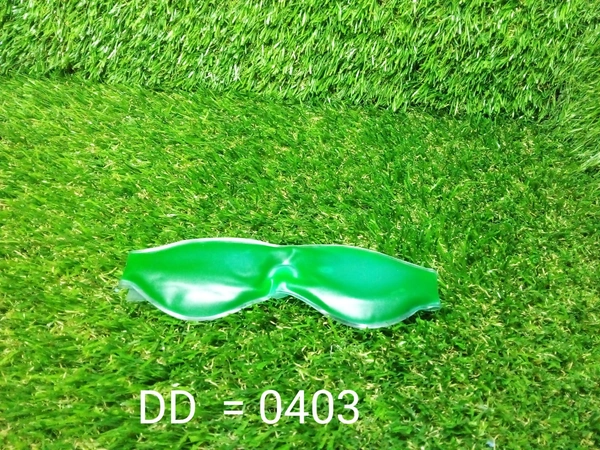 0403 Cold Eye Mask with Stick-on Straps (Green)