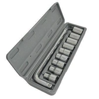 0407 -10 pc, 6 pt. 3/8 in. Drive Standard Socket Wrench Set