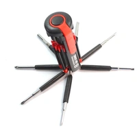 0427 08 in 1 Multi-Function Screwdriver Kit with LED Portable Torch