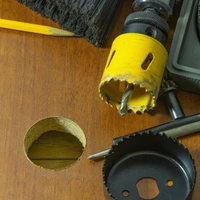 0428 A Hole Saw 11 Pc For Making Holes Over Walls For Types Of Purposes Etc.