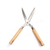 0455 Wooden Handle Hedge Shears, Bush Clipper