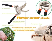 0466 Garden Shears Pruners Scissor (8 inch)