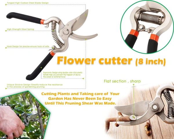 0466 Garden Shears Pruners Scissor (8 inch)