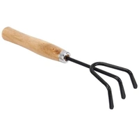 0474 Hand Cultivator (Steel, Black)