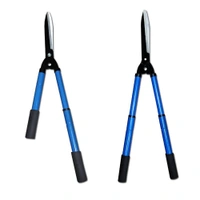 0484 Gardening Tools - Heavy Duty Hedge Shear Adjustable Garden Scissor with Comfort Grip Handle