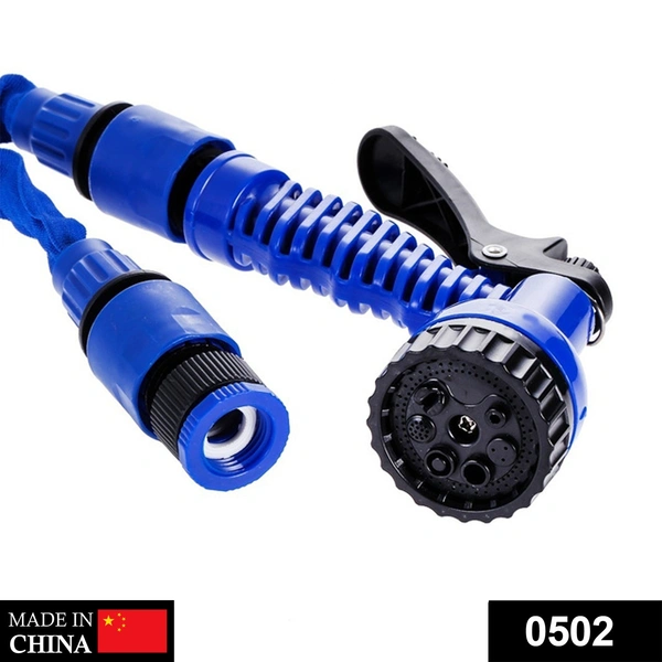 0502 -50 Ft Expandable Hose Pipe Nozzle For Garden Wash Car Bike With Spray Gun