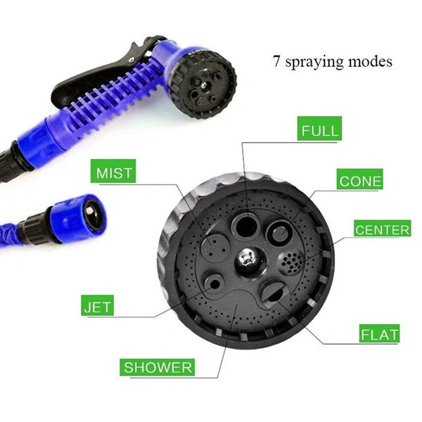 0502 -50 Ft Expandable Hose Pipe Nozzle For Garden Wash Car Bike With Spray Gun