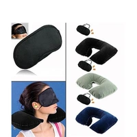 0505 -3-in-1 Air Travel Kit with Pillow, Ear Buds & Eye Mask