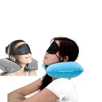 0505 -3-in-1 Air Travel Kit with Pillow, Ear Buds & Eye Mask