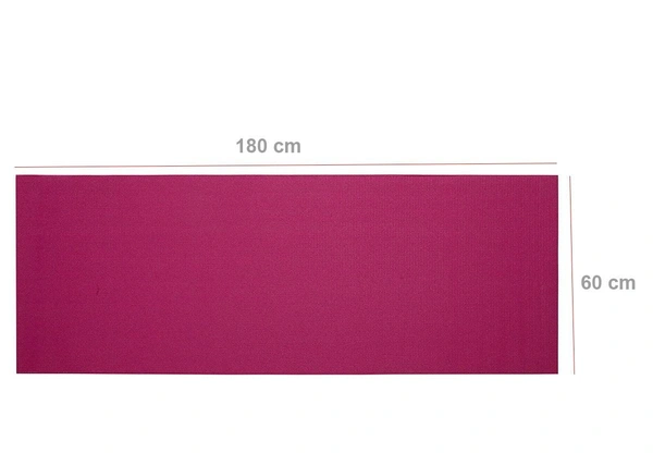 0524_Yoga Mat Eco-Friendly For Fitness Exercise Workout Gym with Non-Slip Pad (180x60xcm) Mix Color
