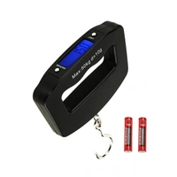 0548 Black Digital Portable Luggage Scale with LCD Backlight (50 kg)