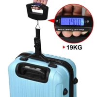 0548 Black Digital Portable Luggage Scale with LCD Backlight (50 kg)