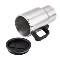 0551 -12V Car Charging Electric Kettle Mug (Silver)