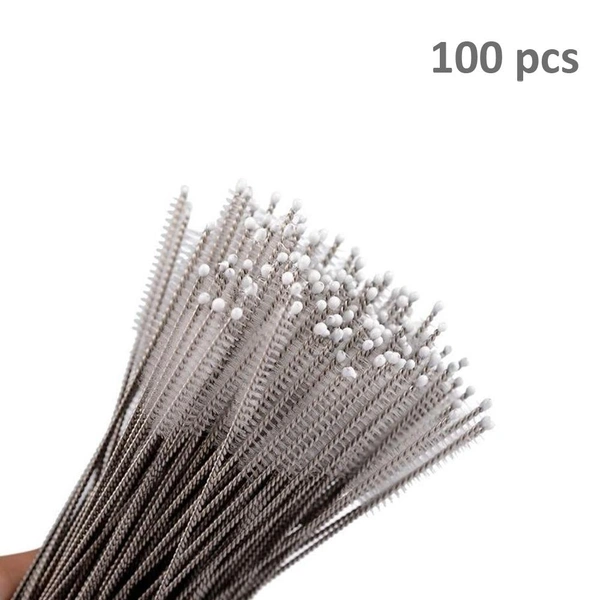 0578 Stainless Steel Straw Cleaning Brush Drinking Pipe, 23mm 1 pcs