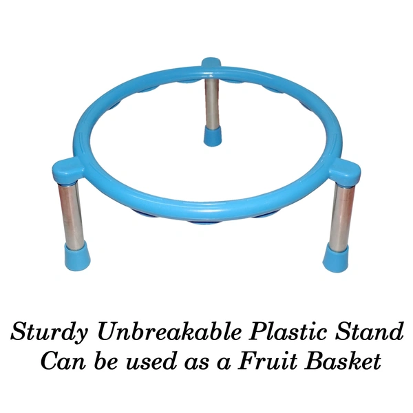 0628 Stainless Steel Single Ring Matka Stand