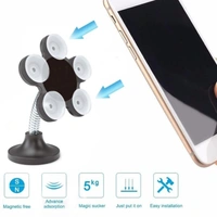 0637 -360 Rotatable Flower Shape Cellphone Holder (Multicolored With Box))