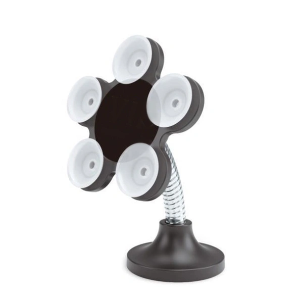 0637 -360 Rotatable Flower Shape Cellphone Holder (Multicolored With Box))