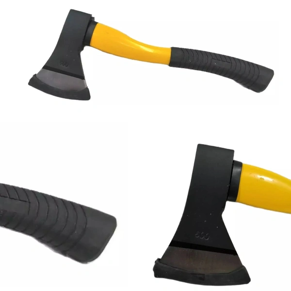 0641A Fiberglas s Body Rubberised Handle Wood Cutting Axe