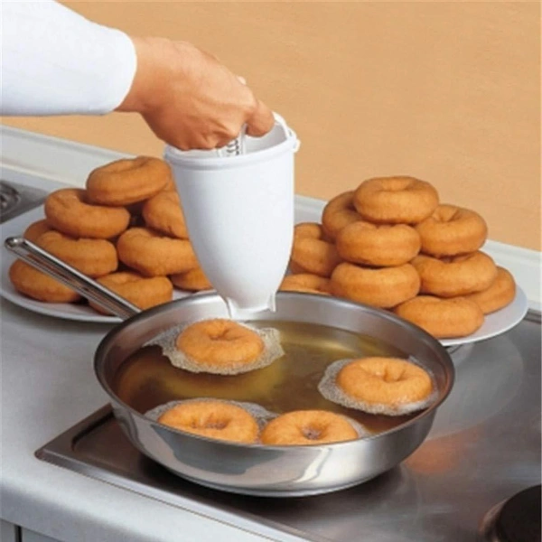 0646 Mini Donut Maker Dispenser - Plastic Vada/Meduwada Maker