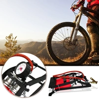 0709 Dual-Cylinder Foot Pump, Portable Floor Bike Pump, 150PSI Air Pump