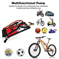0709 Dual-Cylinder Foot Pump, Portable Floor Bike Pump, 150PSI Air Pump