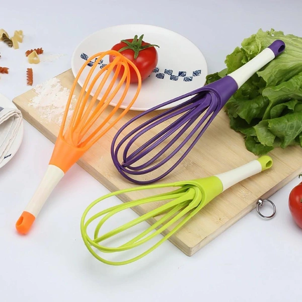 0751_Plastic Whisk Mixer  for Milk,Coffee,Egg,Juice Balloon Whisk