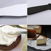 0807 Stainless Steel Palette Knife Offset Spatula for Spreading and Smoothing Icing Frosting of Cake 16 Inch