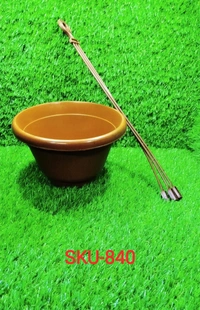 0840 Hanging Flower Pot with Rope