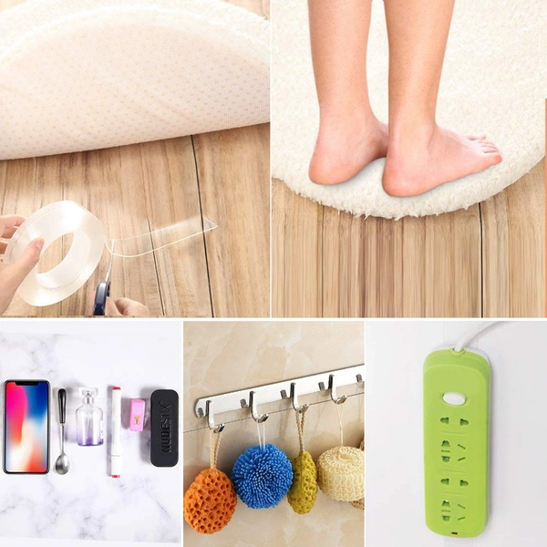 0882 Double Sided Nano Adhesive Tape, 3 meter Washable Traceless Nano Gel Tape, Multipurpose