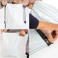 0900 Tamper Proof Courier Bags(6.5X08 PLAIN 180 POD M1) - 100 pcs