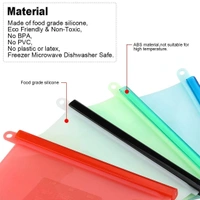 1080 Reusable Silicone Airtight Leakproof Food Storage Bag - 1 ltr