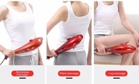 1221 Dolphin Handheld Body Massager to Aid Pain and Stress