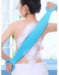 1308 Silicone Body Back Scrubber Bath Brush Washer For Dead Skin Removal (With Box)