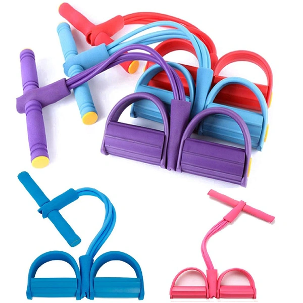 1342 Extra Strong Pull String Body Building Training, Pull Rope Rubber Exerciser (loose)