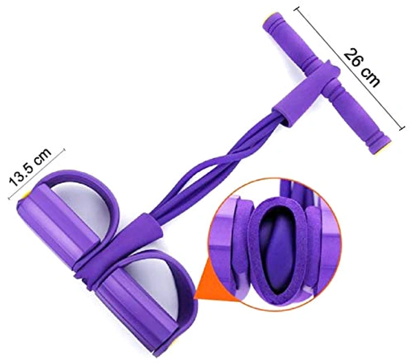 1342 Extra Strong Pull String Body Building Training, Pull Rope Rubber Exerciser (loose)