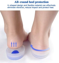 1413 Gel Heel cups Silicon Heel Pad for Heel Ankle Pain