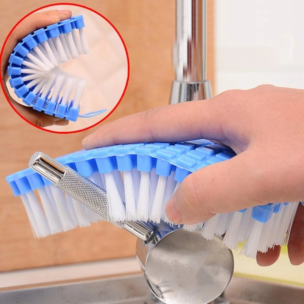 1427 Flexible Plastic Cleaning Brush for Home, Kitchen and Bathroom,
