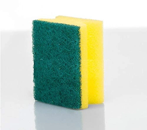 1429 Scrub Sponge 2 in 1 PAD for Kitchen, Sink, Bathroom Cleaning Scrubber (6 pc)