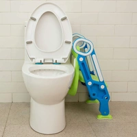 1483 2 in 1 Training Foldable Ladder Potty Toilet Seat for Kids