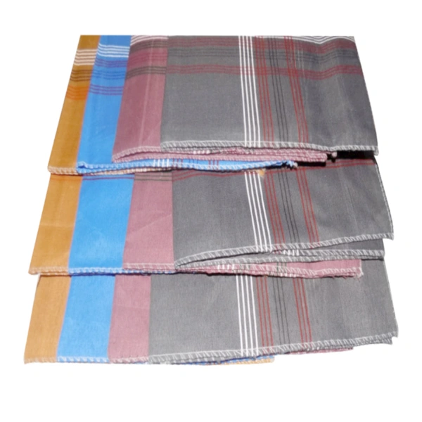 1532 Men s King Size Formal Handkerchiefs for Office Use - Pack of 12