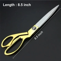 1546 Stainless Steel Tailoring Scissor Sharp Cloth Cutting for Professionals (8.5inch) (Golden)