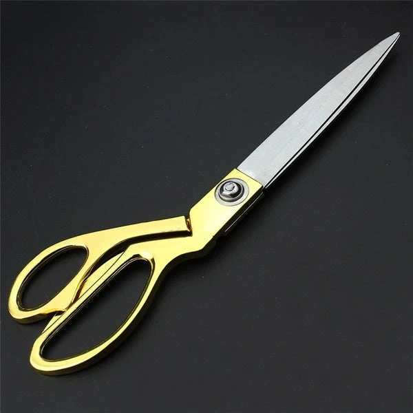1546 Stainless Steel Tailoring Scissor Sharp Cloth Cutting for Professionals (8.5inch) (Golden)