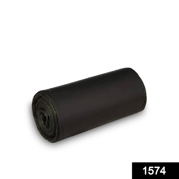 1574 Garbage Bags Small Size Black Colour (17 x 19) - 30 pcs