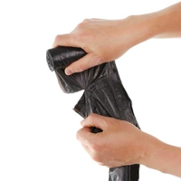 1574 Garbage Bags Small Size Black Colour (17 x 19) - 30 pcs