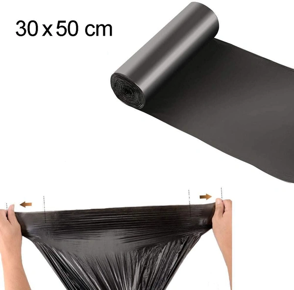 1576 Garbage Bags Large Size Black Colour (30 x 50) - 10 pcs