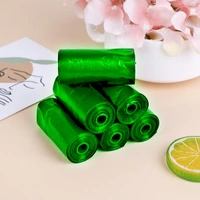 1586 Bio-degradable Eco Friendly Garbage/Trash Bags Rolls (24 x 32) (Green) (Pack of 20)