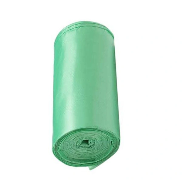 1586 Bio-degradable Eco Friendly Garbage/Trash Bags Rolls (24 x 32) (Green) (Pack of 20)